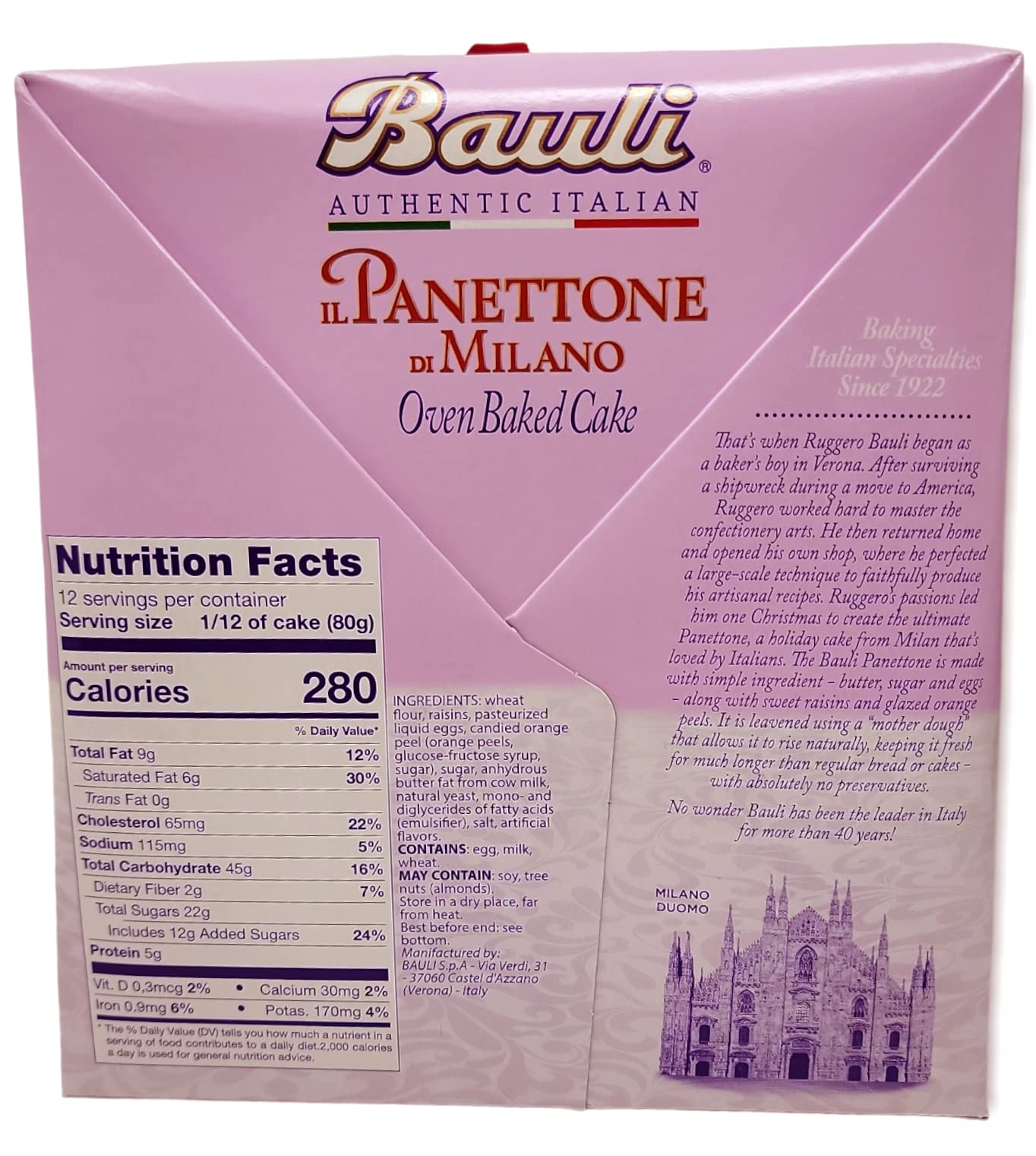 Bauli Cake Panettone