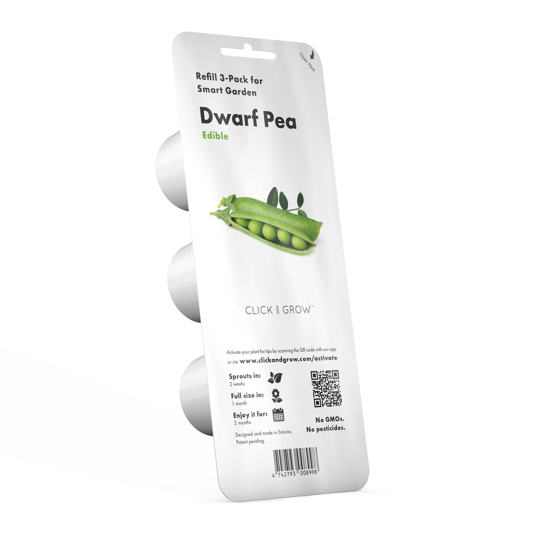 Click and Grow Smart Garden Dwarf Pea Plant Pods, 3-Pack