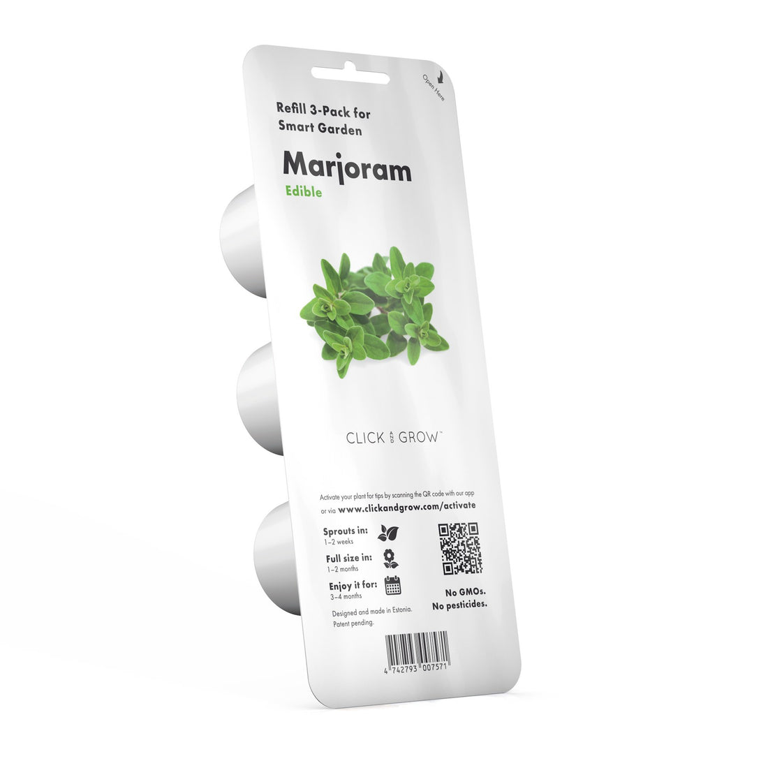 Click and Grow Smart Garden Marjoram Plant Pods, 3-Pack