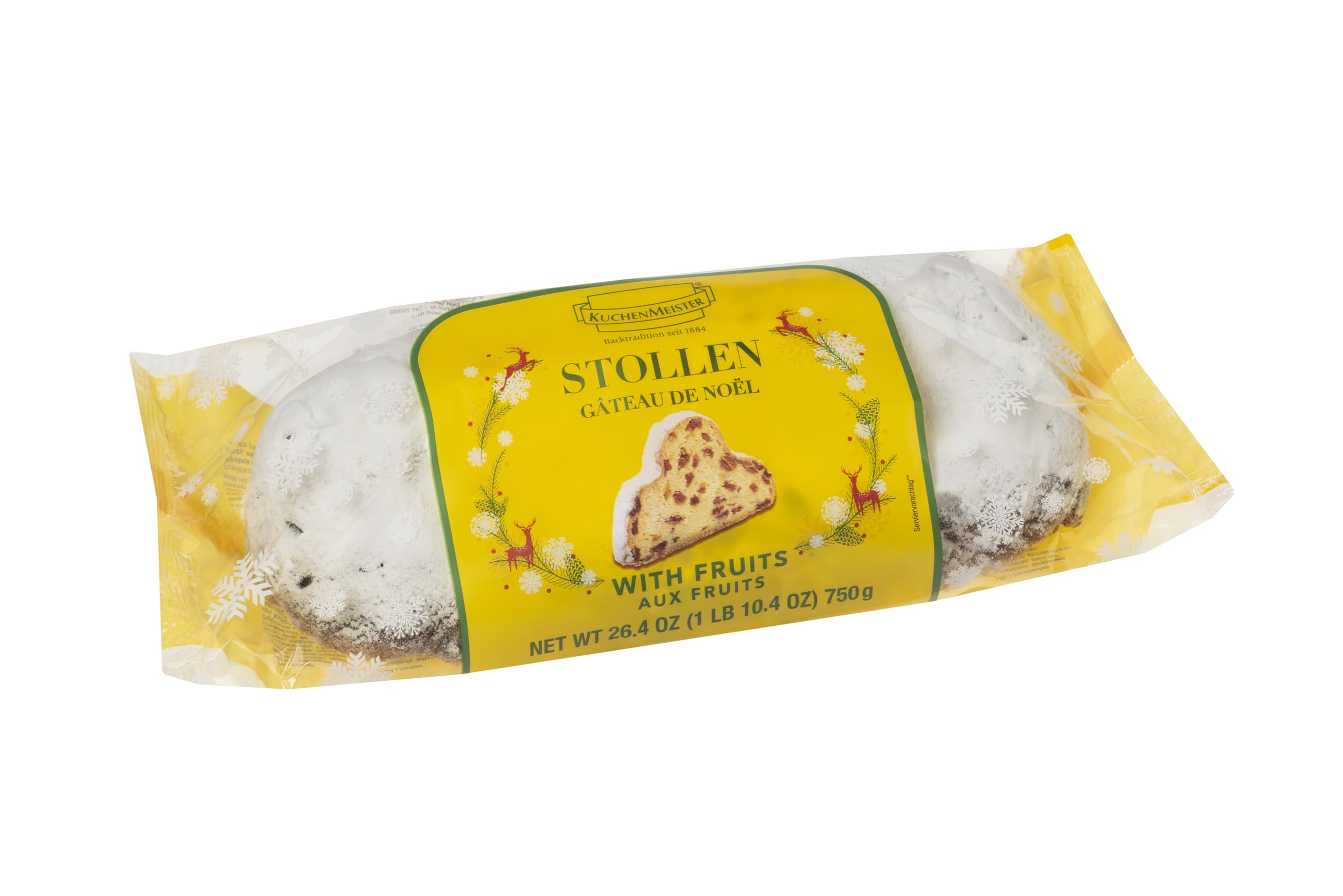 Kuchenmeister Christ Stollen (Cello) 750g/26.0 Oz