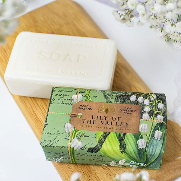 The English Soap Company, Lily of the Valley Soap Bar, Anniversary Collection, 200g