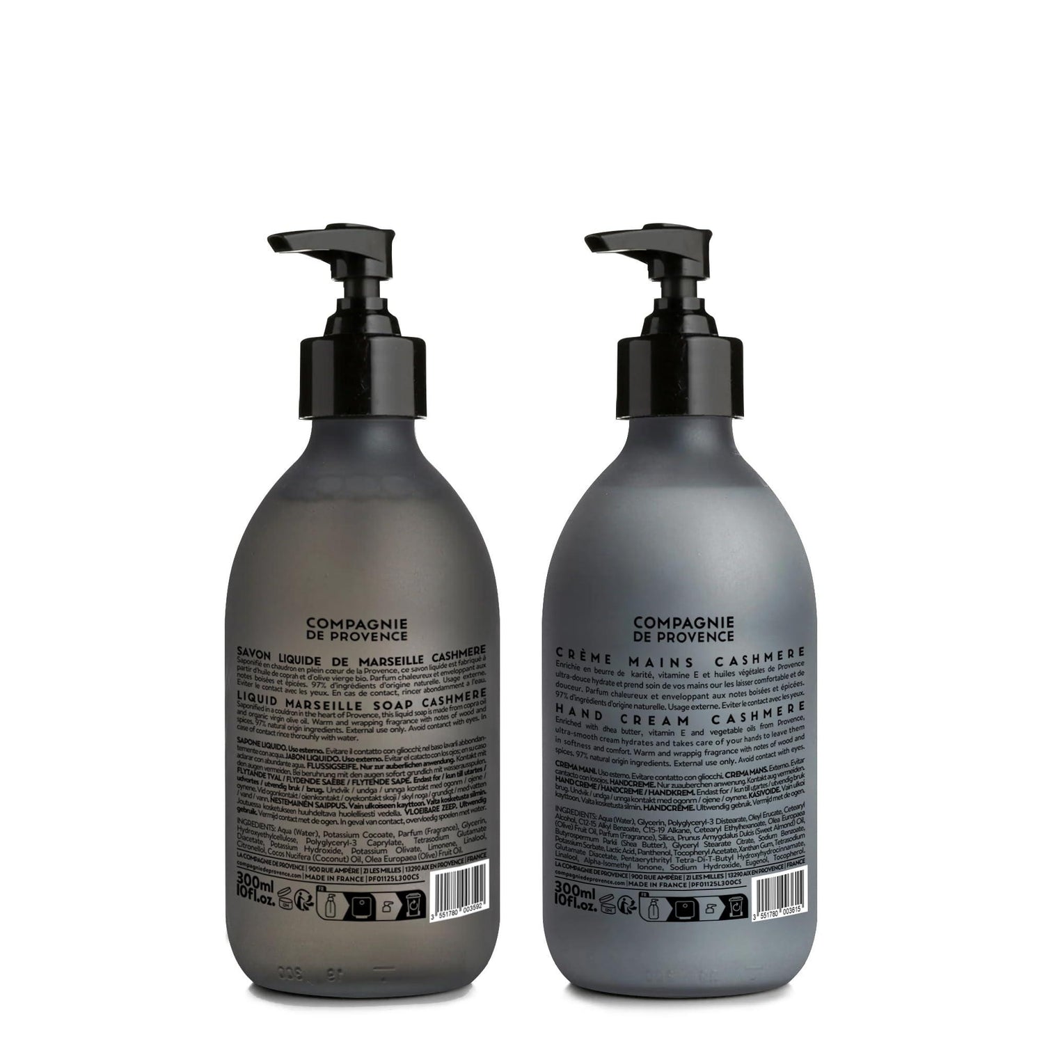 Compagnie de Provence, Liquid Soap and Luxury Hand Cream, Cashmere