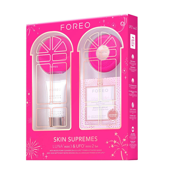 Foreo Sweden - Skin Supremes LUNA mini 3 & UFO mini 2 set - The European Gift Store