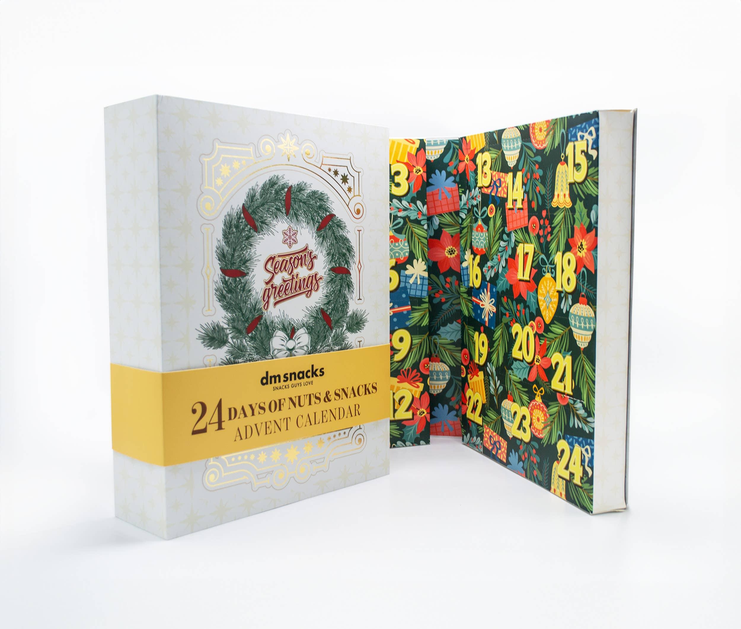 24 Days of Nuts &amp; Snacks Holiday Advent Calendar