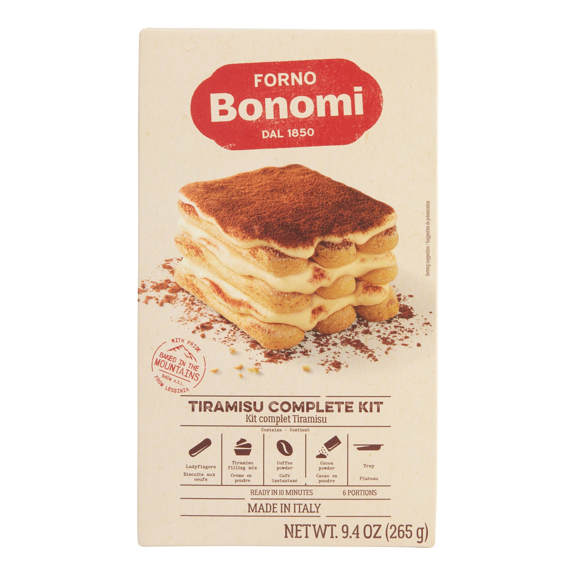 Forno Bonomi Tiramisu Dessert Kit