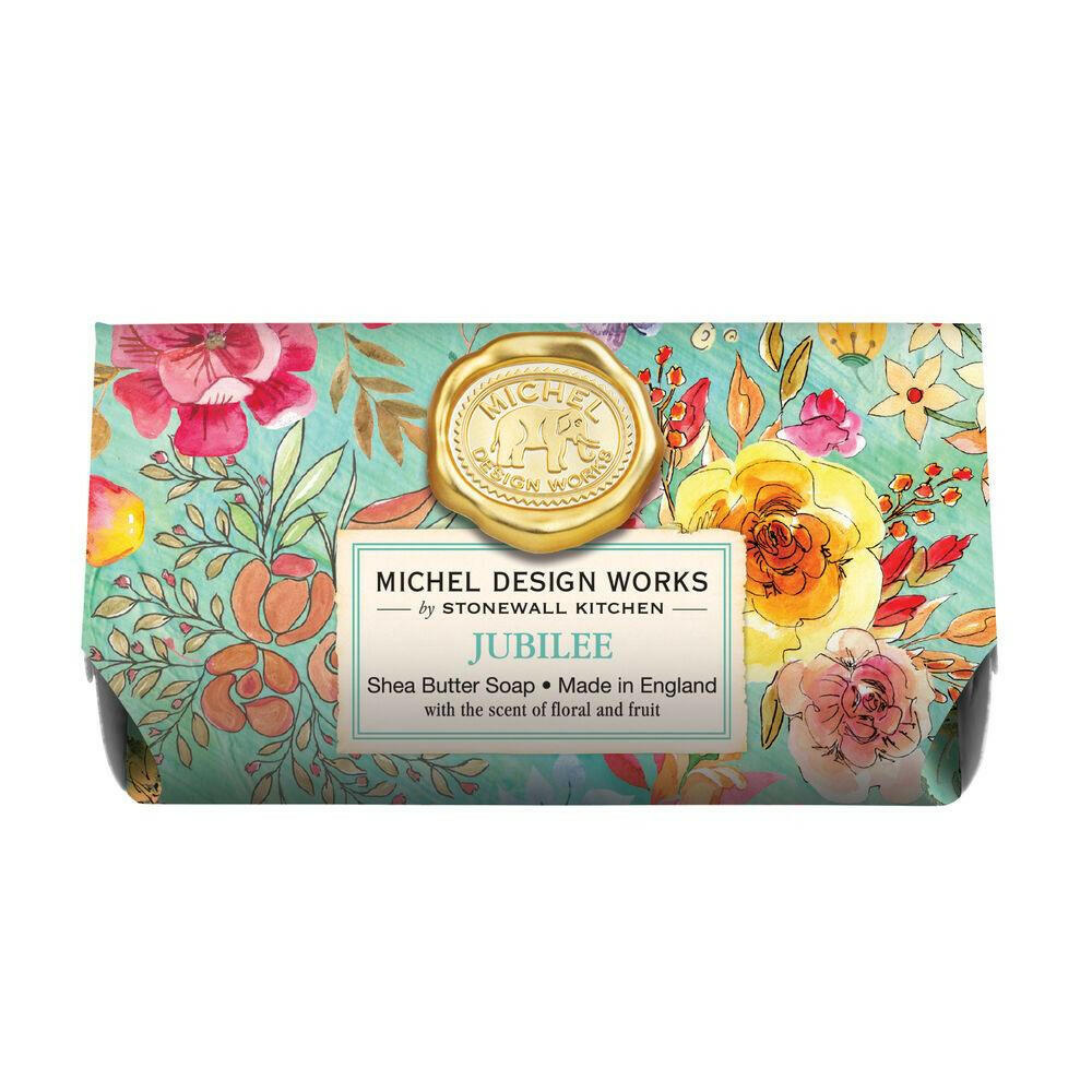 Michel Design Works Large Bath Soap Bar, Jubilee - The European Gift Store