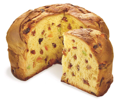 Flamigni - Classic Italian Panettone in Beautiful Hand Wrapped Red Gift Box (1.1 lbs) | Delicious Christmas &amp; Holiday Sweet Loaf Fruitcake | Traditional Milanese Gourmet Bread Cake