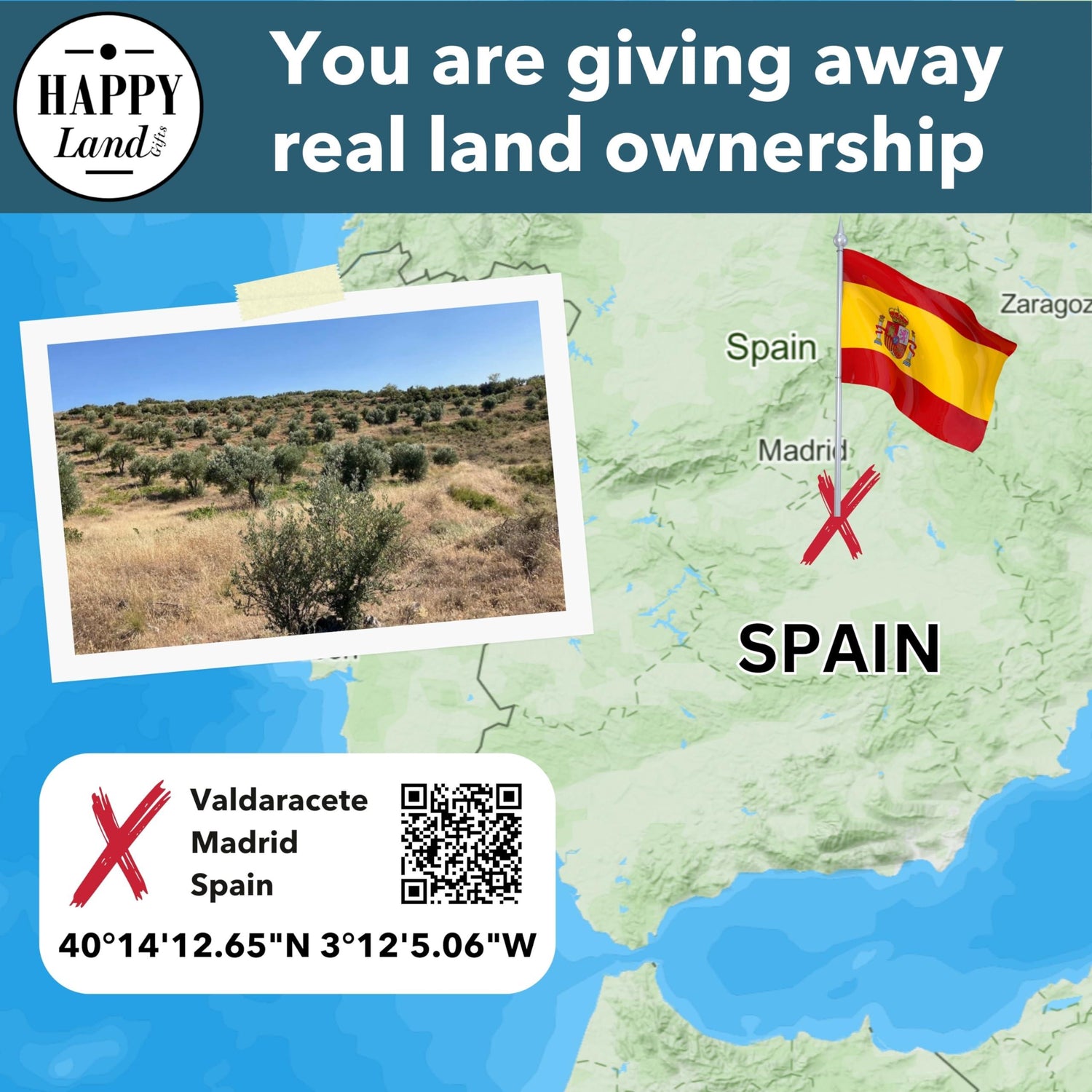 A Real Piece of Land SPAIN Gift