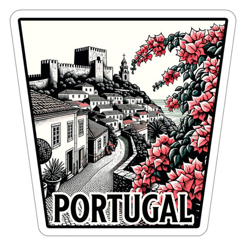Portugal Sticker Camp Travel Decal Vinyl Small Waterproof 4".
