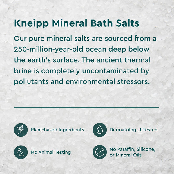 Kneipp Dream Away Mineral Bath Salt with Valerian & Hops - Soothing Bedtime Bath Blend - 17.6 oz - Up to 10 Baths