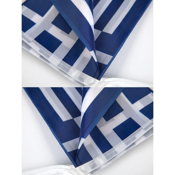 Greece Greek Flag Banner String,Small Mini Greece Pennant flags,For Grand Opening,Olympics,National Sports Events,Party Festival Decorations(50 Feet 38 Flags).