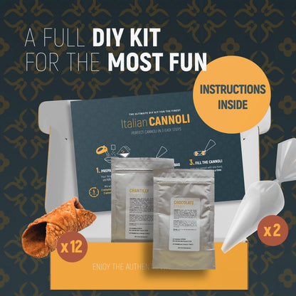 Cannoli, Italian Gourmet Pastry Kit - Cannoli Experience