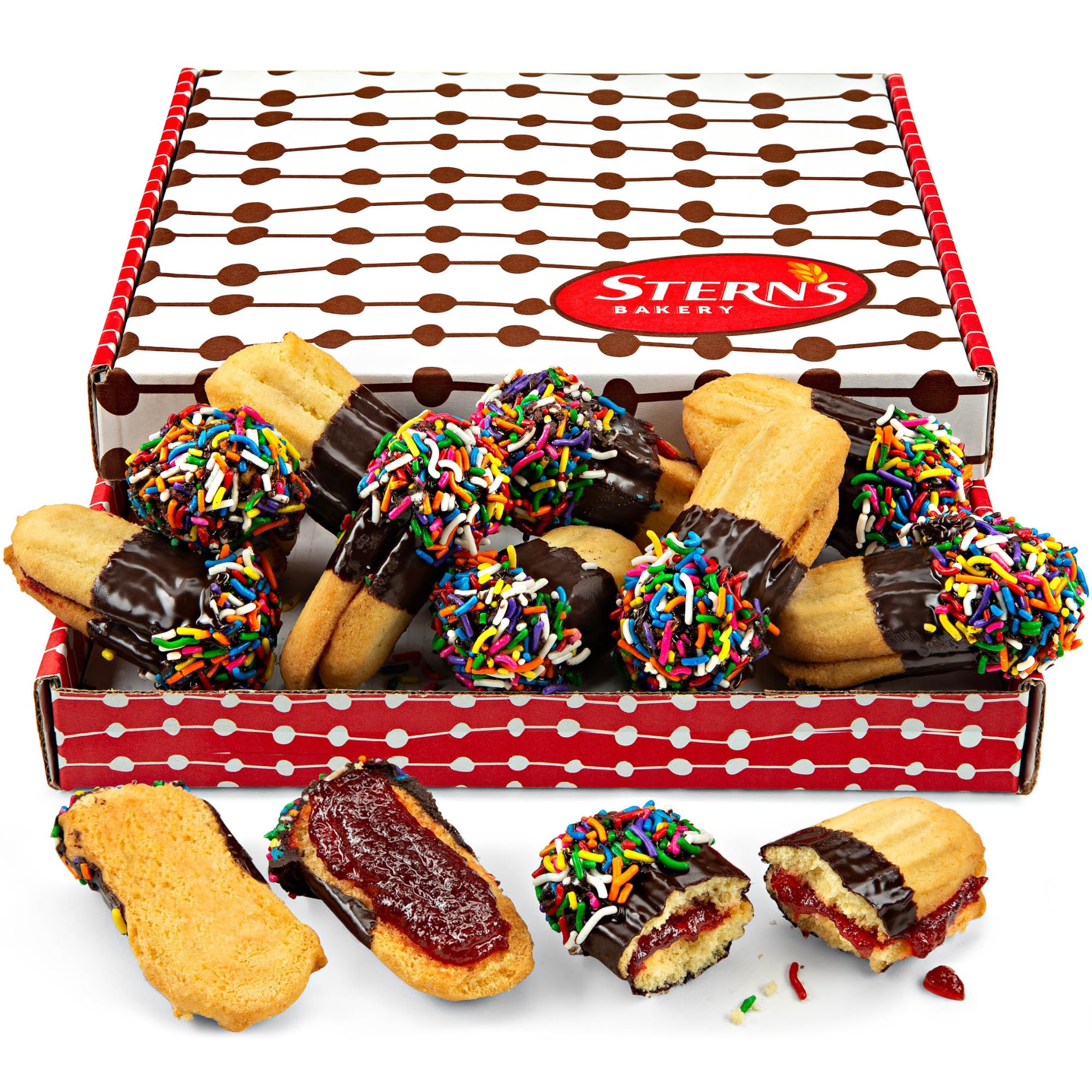 Premium Italian Cookie Gift Box | Italian Sandwich Cookies [9 Count], Gourmet Bakery Cookies for Any Occasion | Ideal for Birthdays Anniversaries Get Well Wishes | Kosher, Nut Free | Stern’s Bakery