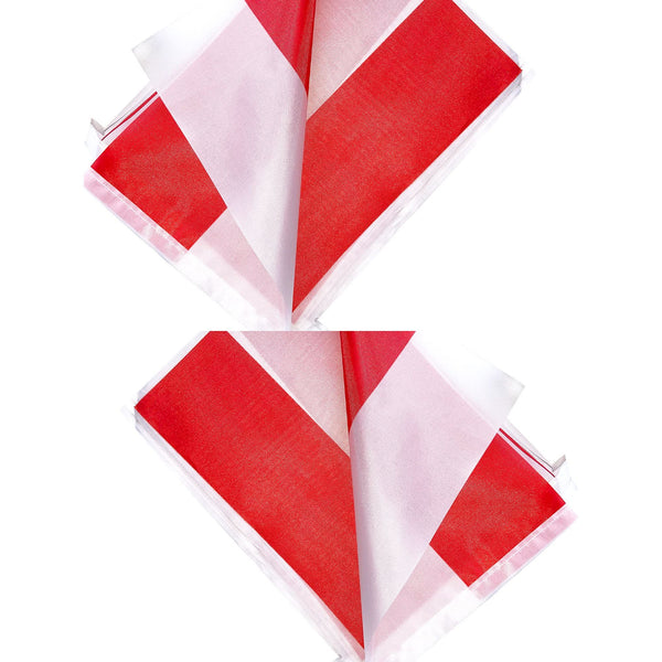 Poland Poles Flag Banner String,Small Mini Poland Pennant flags,For Grand Opening,Olympics,National Sports Events,Party Festival Decorations(50 Feet 38 Flags).
