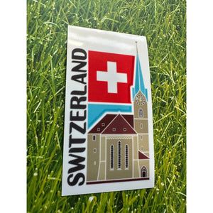 Switzerland Vinyl Decal Sticker - The European Gift Store