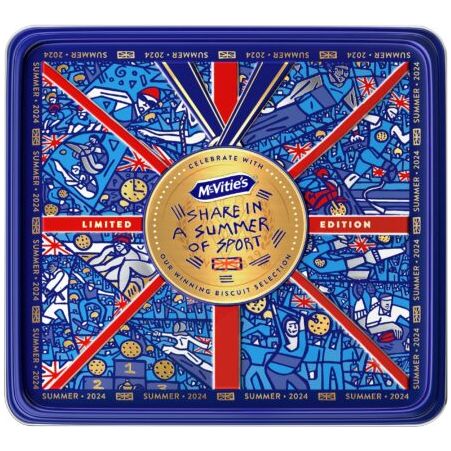 McVitie’s Summer Of Sport Olympics Tin, Limited Edition 11.04oz (313g)  (PRE-ORDER)
