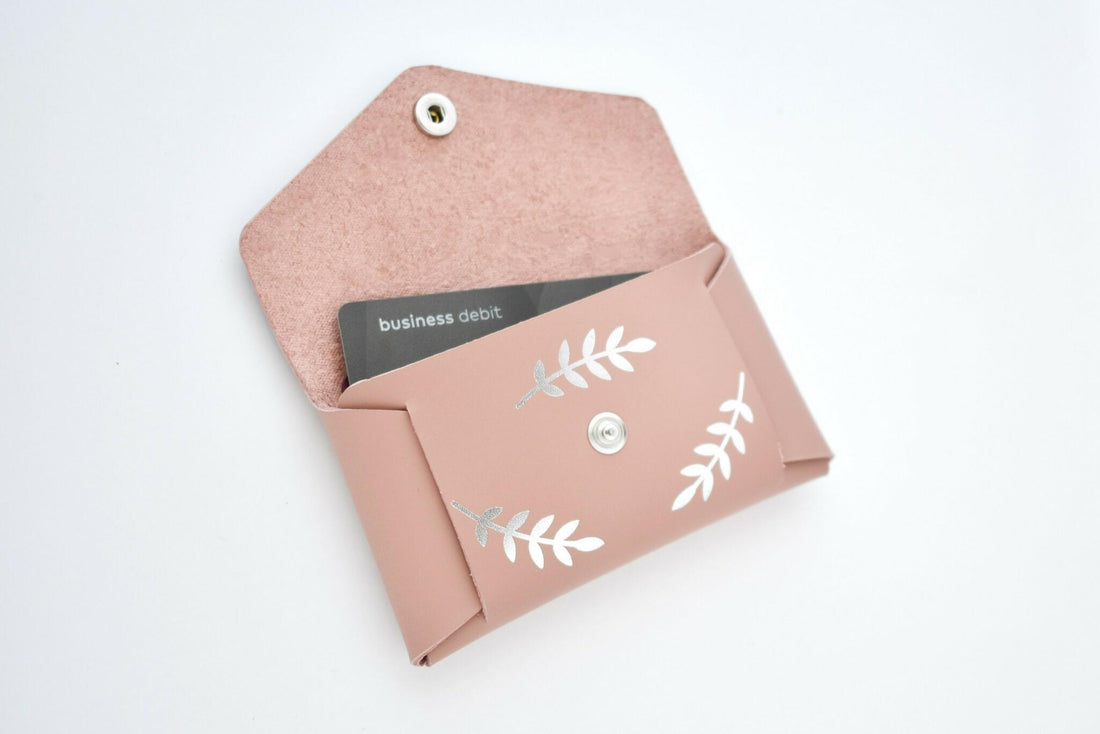 Cardholder Flora - Pinky Beige