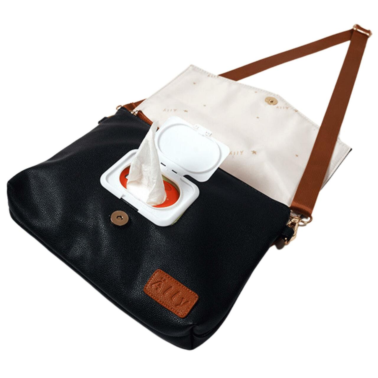 Baby Accessories Handbag – Black Coffee