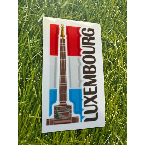 Luxembourg Vinyl Decal Sticker - The European Gift Store