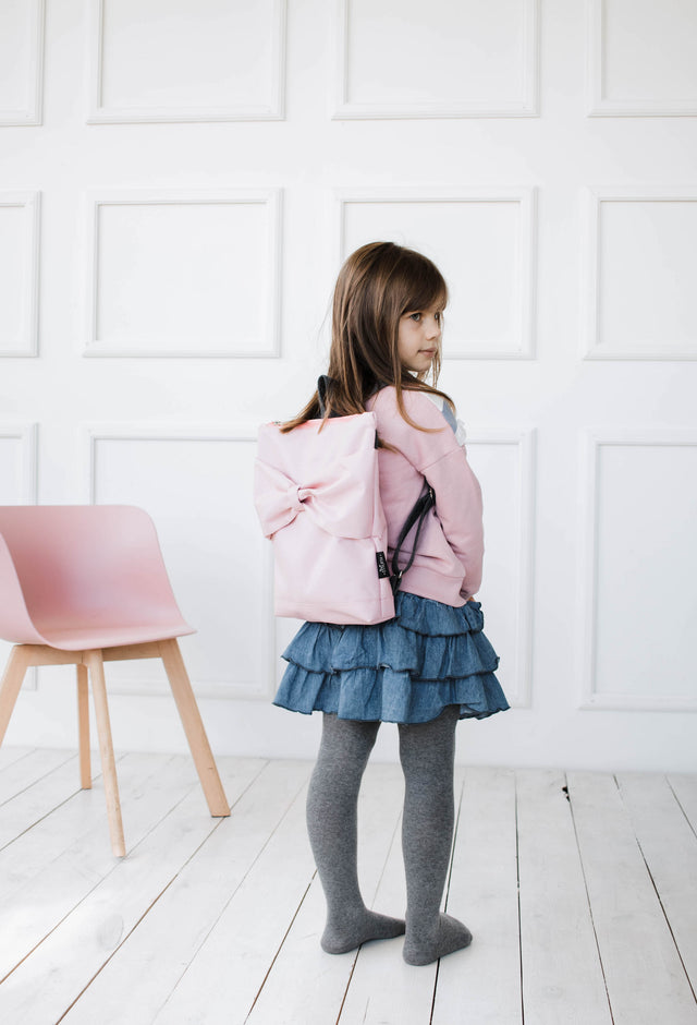 Kids Backpack - Waterproof Pink Bow