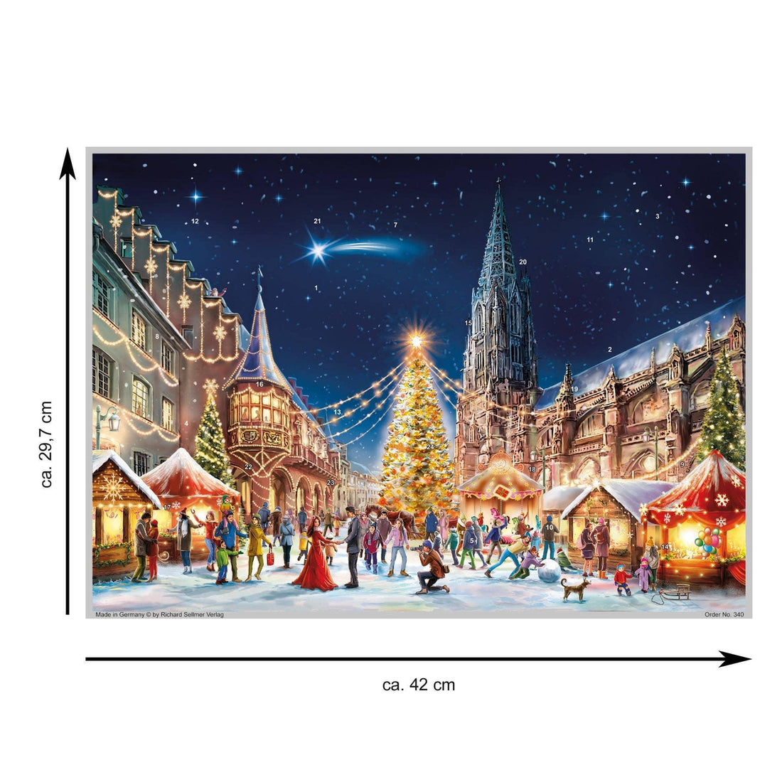 Freiburg Christmas Market Advent Calendar