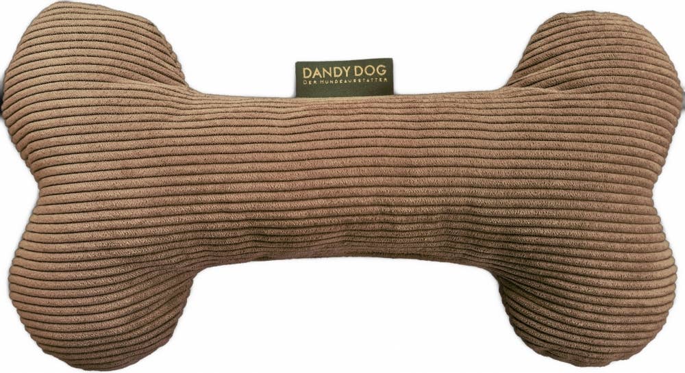 Dog Toy Bone Relax Taupe