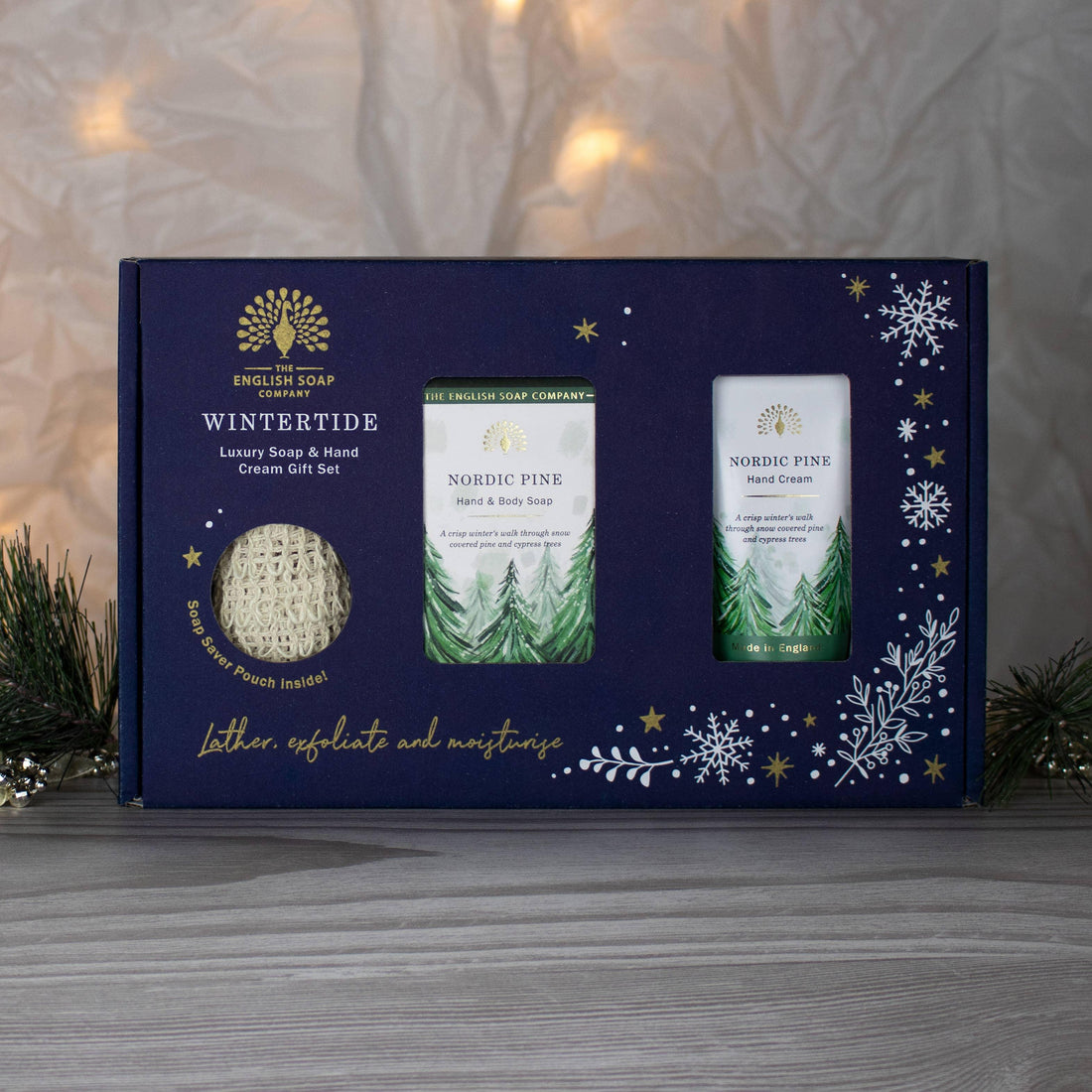 Wintertide Nordic Pine Luxury Soap and Hand Cream Gift Set