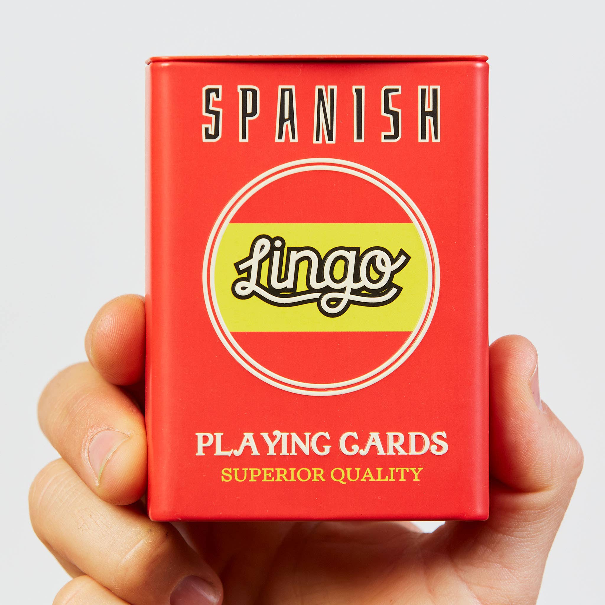 Spanish Travel Playing Cards in Tin Travel Case