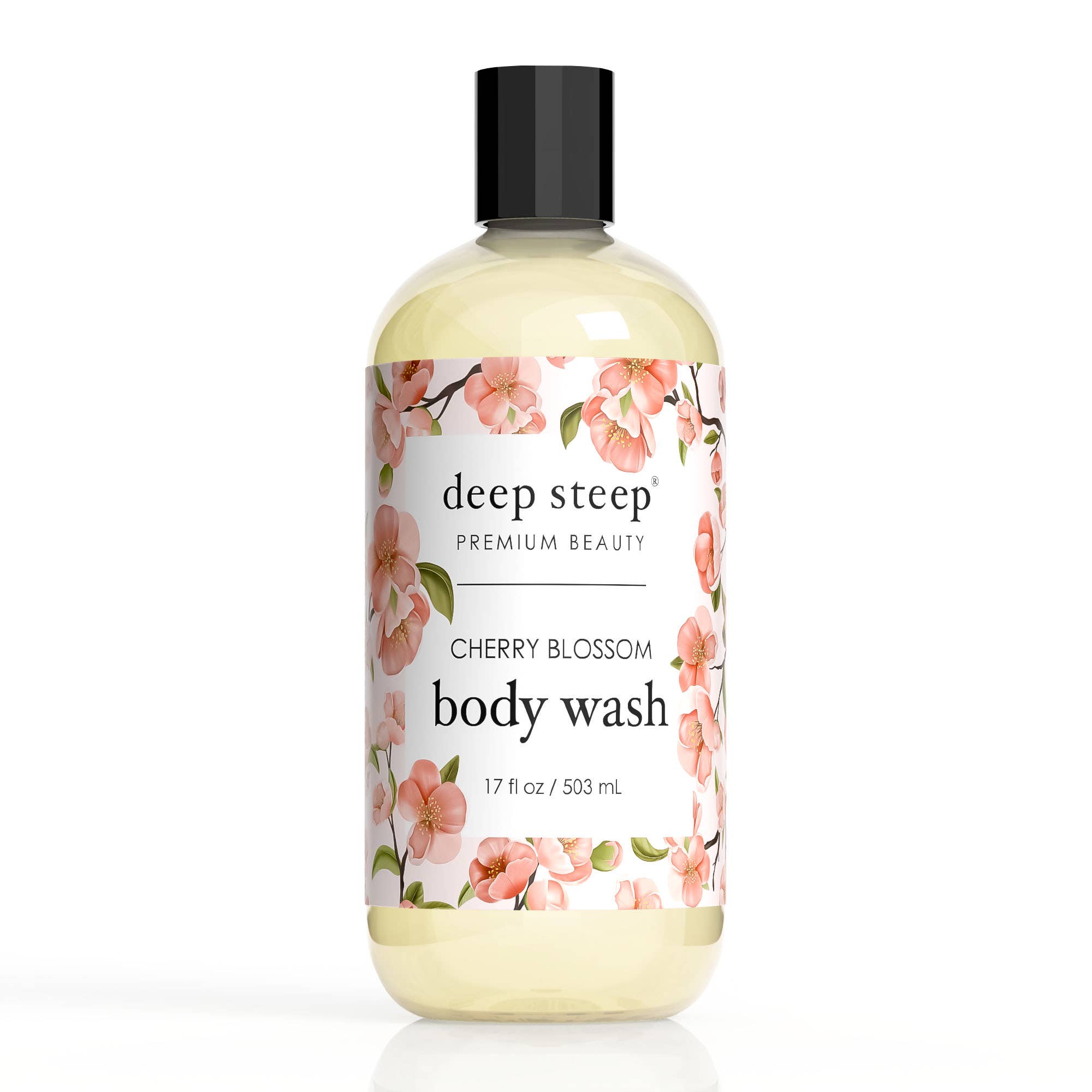 Deep Steep Premium Beauty - Body Wash - Cherry Blossom 17oz.