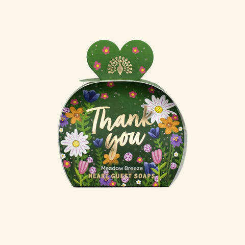 Occasions Meadow Breeze Thank You Heart Guest Soaps