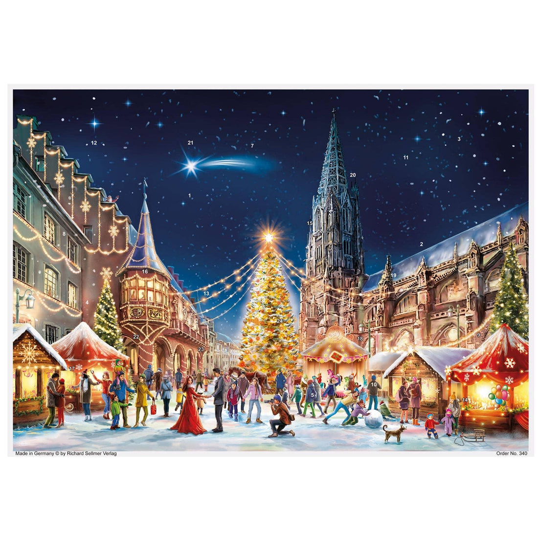 Freiburg Christmas Market Advent Calendar