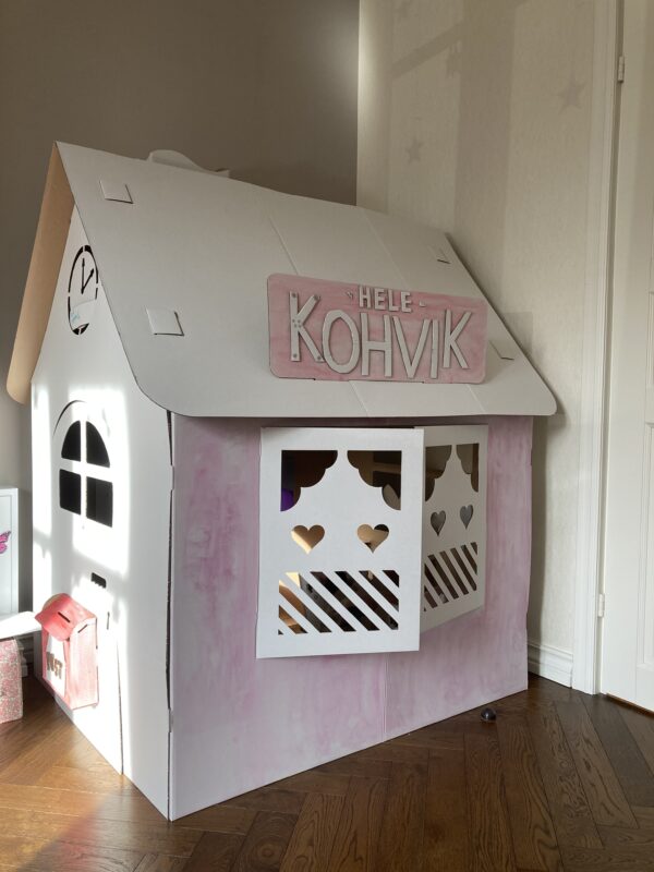 Cardboard DIY House for Kids