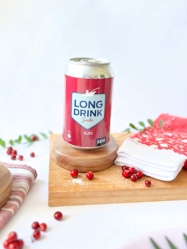 Long Drink Socks – Cranberry Women&