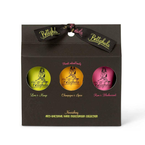 BettyHula - Mini Trio antibacterial Vegan Hand Cream Gift Set - The European Gift Store