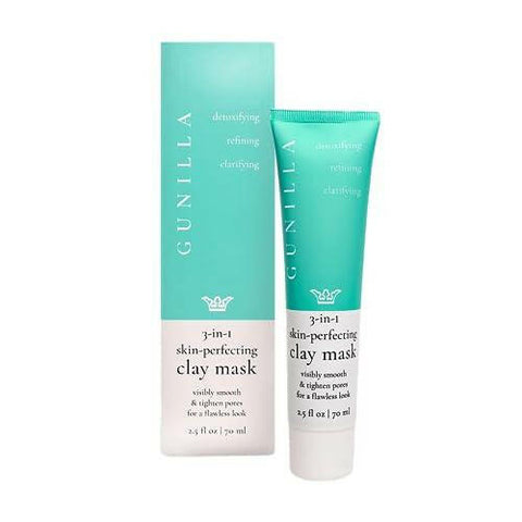 GUNILLA Skin Perfecting Clay Mask. Vegan. No Additives. 3-in-1 Deep Pore Cleansing Facial Mask, Refining, Detox & Spot Treatment | All-Natural. Pro-Grade. 35 Clay Masks 2.5 fl oz. Made in Sweden. - The European Gift Store