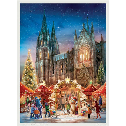 Cologne Cathedral Advent Calendar - The European Gift Store