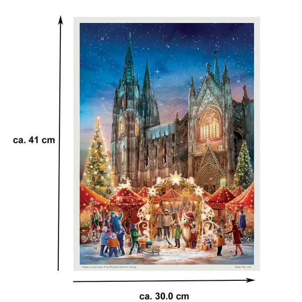 Cologne Cathedral Advent Calendar - The European Gift Store