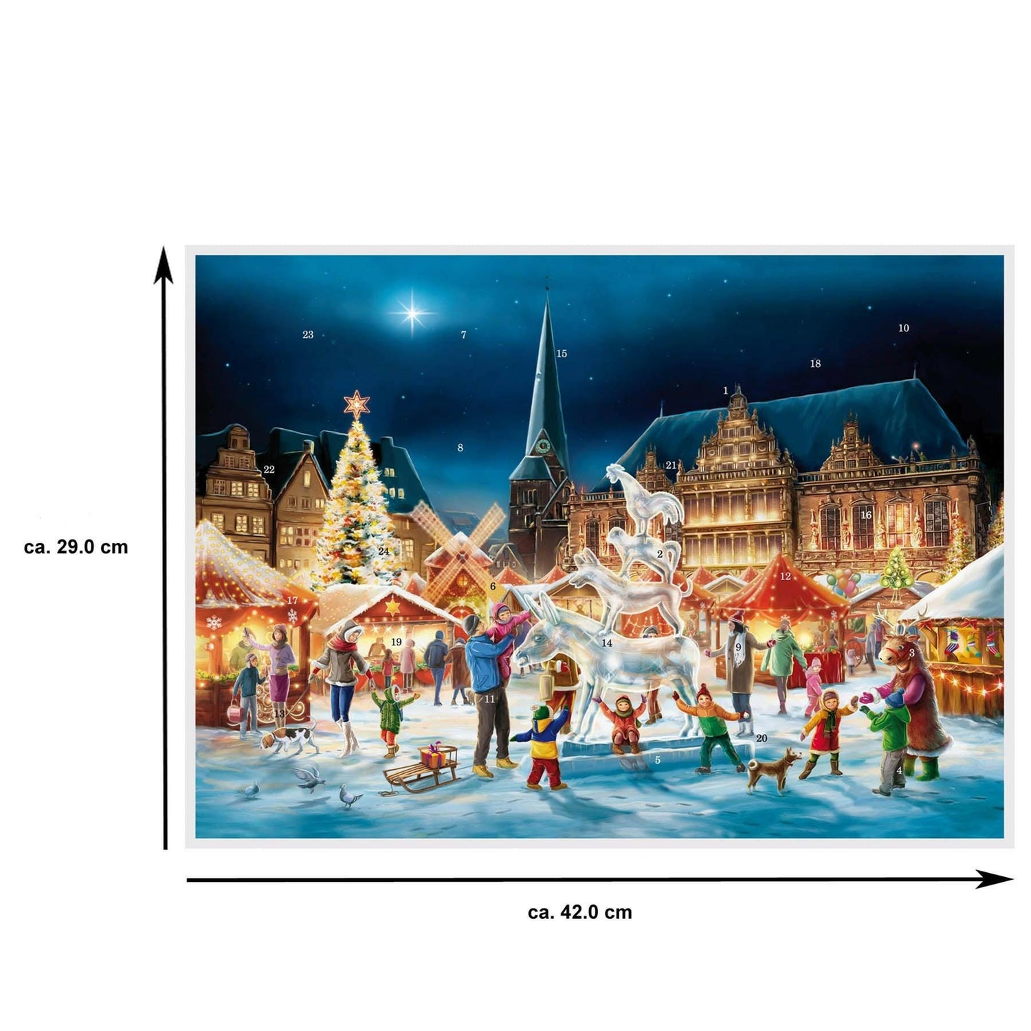 Bremen Christmas Market Advent Calendar - The European Gift Store