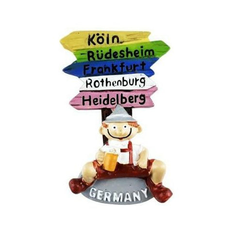 Guidepost Style Germany Refrigerator Magnet