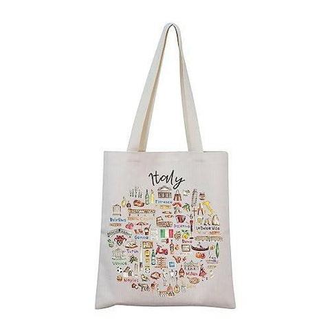 Italy Tote Bag Italy Travel Gift Italy Gift Welcome to Italy Moving to Italy Gift