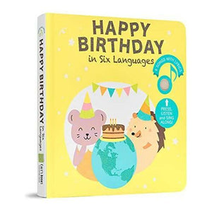 Cali's Books Happy Birthday Songs - Musical Book for Babies and Toddlers with Song in six Languages. Sound Book for Toddlers 1-3 - The European Gift Store