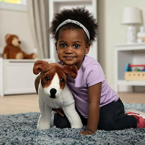 Melissa & Doug Giant Jack Russell Terrier - Lifelike Stuffed Animal Dog (over 12 inches tall) - The European Gift Store