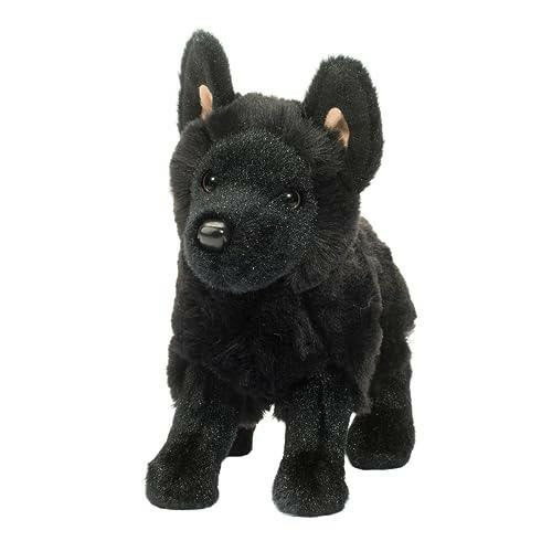 Douglas Harko Black German Shepherd Dog Plush Stuffed Animal - The European Gift Store