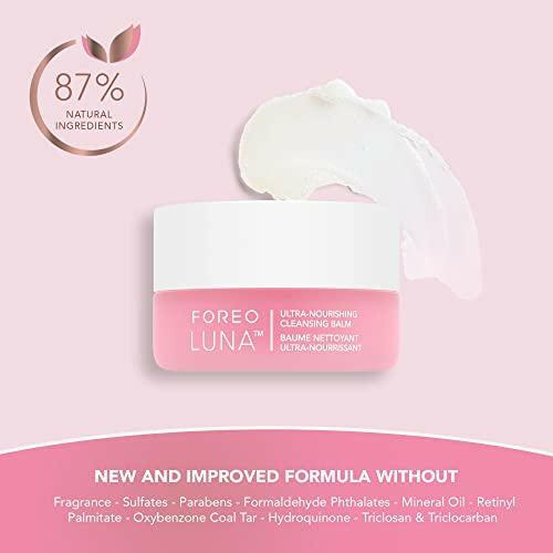 FOREO LUNA Nourishing Cleansing Balm - Gentle Waterproof Makeup Remover - Waterless Oil Cleanser - Eye Makeup Remover - Vegan - Cruelty & Fragrance-Free, Eco-Friendly - 0.5 fl.oz - The European Gift Store
