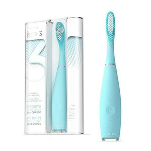 FOREO ISSA 3 Mint Rechargeable Electric Ultra-Hygienic Sonic Toothbrush with Silicone & PBT Polymer Bristles - The European Gift Store