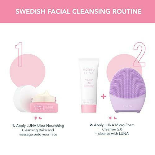 FOREO LUNA Nourishing Cleansing Balm - Gentle Waterproof Makeup Remover - Waterless Oil Cleanser - Eye Makeup Remover - Vegan - Cruelty & Fragrance-Free, Eco-Friendly - 0.5 fl.oz - The European Gift Store