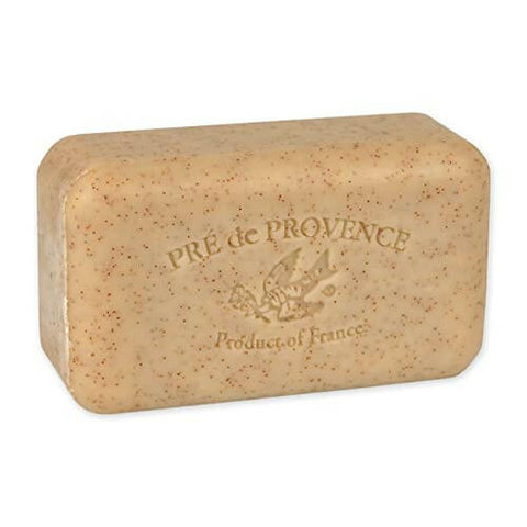 Pre de Provence Artisanal French Moisturizing Soap Bar, Shea Butter Enriched, Quad Milled for Long Lasting Rich Smooth Lather, 5.3 Ounce, Honey Almond.