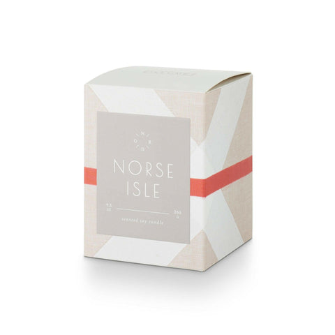 Norse Isle Fjord & Form Seafare Glass Candle - The European Gift Store