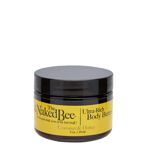 The Naked Bee - 3 oz. Coconut & Honey Ultra-Rich Body Butter | The European Gift Store.