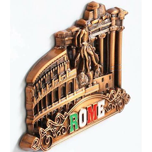 Italy Rome Metal Fridge Magnet Unique Design Home Kitchen Decorative Travel Holiday Souvenir Gift, Stick Up Your Lists Photos on Refrigerator - The European Gift Store